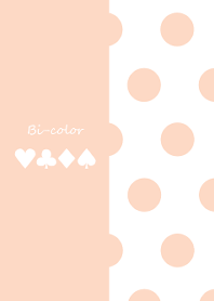 Bi-color -Pastel orange- #pop