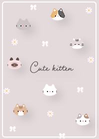 pink Kitten and stylish ribbon 05_2