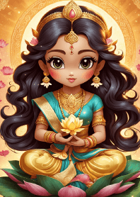 Goddess Lakshmi, beauty, love v.4