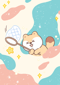 小圓狐1-粉嫩幸運星