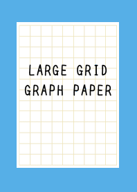 LARGE BEIGE GRID GRAPH PAPER/BLUE