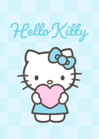 ธีมไลน์ Hello Kitty เบบี้บลู♡