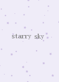 starry sky_lavender