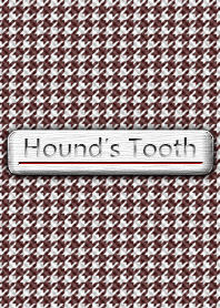 千鳥格子 ブラウン Brown Hound's Tooth