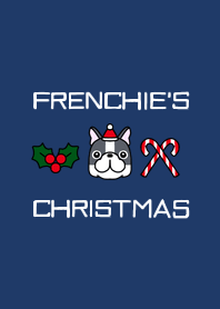 French bulldog Christmas