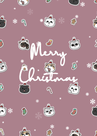 neko christmas1 - dark rose