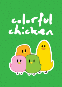Colorful Chickens
