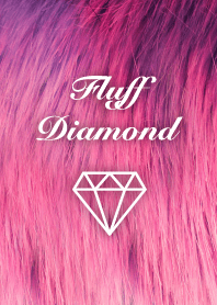Fluff Diamond- Pink purple