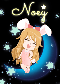 Noey - Bunny girl on Blue Moon