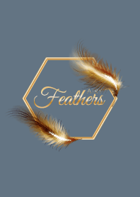 Airy feathers-Blue
