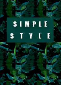 Camouflage style Green Blue