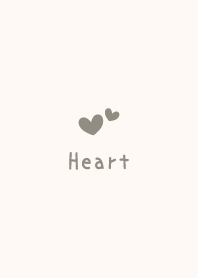 Heart [Beige]