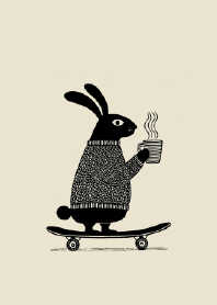 うさぎの毎日の心地よい散歩