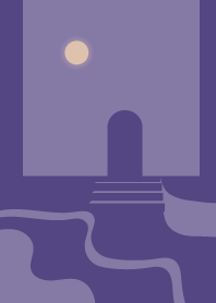 長春花藍紫色！通往幾何世界