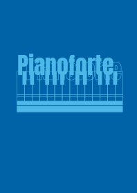 pianoforte Cyan blue