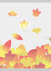 Vivid maple leaves02 on gray