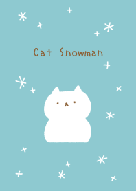 Cat Snowman