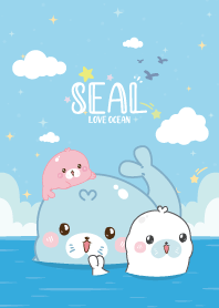 Seal On The Sea Smile