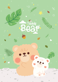 Teddy Bear Cute Forest Leaf Lover