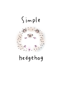 simple / hedgehog /Theme
