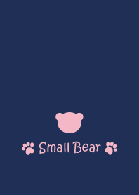 Small Bear *Navy+Pink*