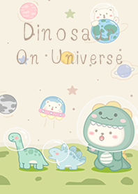 Dinosaur on universe!