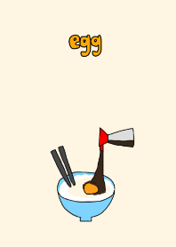 Cute theme of egg dish
