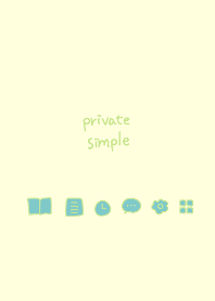 Private simple -pastel-