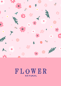 FLOWER MILKY PINK -NATURAL 96