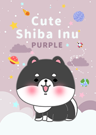 ชิบะอินุดำ/จักรวาลโรแมนติก/สีม่วง