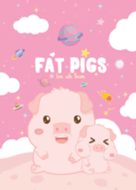 Fat Pigs Fat Kawaii Pink