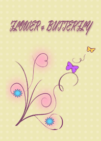 Flowers and butterflies