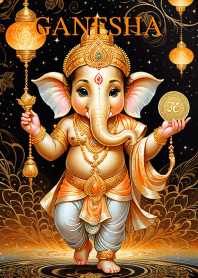 พระพิฆเนศสีส้ม รักปัง มีเงิน มีทอง