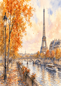 Cities in Autumn: Paris (France)