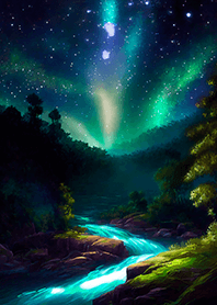 Beautiful starry night view#1248