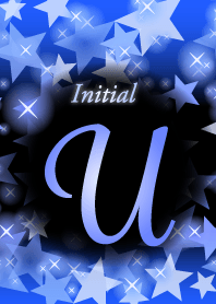 U-Initial-Star-Cobalt blue