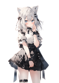 Cute cat girl maid Lilo Linney3