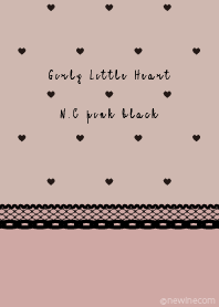 Girly Little Heart N.C pink black