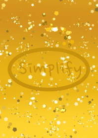 simplify sparkling gold glitter