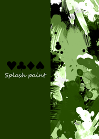 Splash paint -Military green-