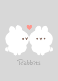 Rabbits/ Light Gray