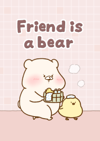 Friend is a bear (Bath)