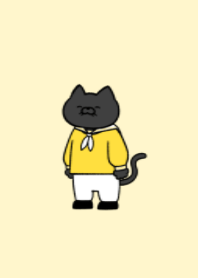 Sailor black cat.(pastel colors03)