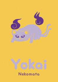 Yokai Nekomata violet
