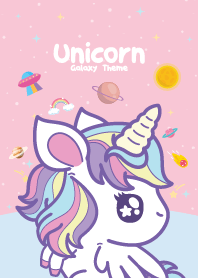 Unicorns Cutie Galaxy Pink
