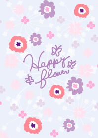 Happy flower-Purple x pink-
