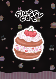 Fluffy cat 2 v.black