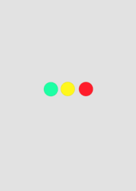 青と黄色と赤 シンプルな信号