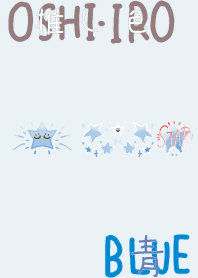 I found my OSHI-IRO , Blue-46.