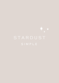 Stardust Simple Beige White